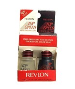 Revlon Top Speed 60 Second Top &amp; Base Coat Vintage RARE Discontinued Cle... - $1,050.98 MXN