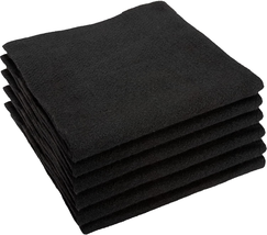 6 Pack High Temp Carbon Felt Welding Blanket For Glass Blowing Black NEW - £31.51 GBP