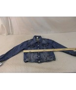 Girls Levi Strauss &amp; Co Cotton X-Large Six Rivet Button Up Front Denim J... - £34.39 GBP