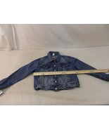 Girls Levi Strauss &amp; Co Cotton X-Large Six Rivet Button Up Front Denim J... - $41.79
