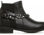 Shoe Dazzle ~ Black ~ Faux Leather ~ Women&#39;s Size 10 Boots ~ Seren - £21.05 GBP