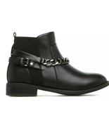 Shoe Dazzle ~ Black ~ Faux Leather ~ Women&#39;s Size 10 Boots ~ Seren - $35.80 CAD