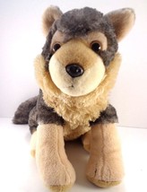 Wild Republic Timber WOLF Grey 12&quot; Sitting Plush Cuddlekins Stuffed Animal - £13.47 GBP