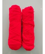 Unknown Brand 3.5 oz. and 2.5 oz Red Yarn 2 skeins - $9.50 CAD