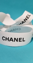 Chanel Gift Wrap Ribbon 1 Inch Wide / 3 Yards - £13.58 GBP