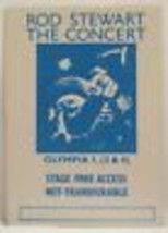 Rod Stewart The Concert Olympia - Vintage Original 1970&#39;s Cloth Backstage Pass - £15.72 GBP