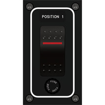Paneltronics Waterproof Panel - DC 1-Position Illuminated Rocker Switch &amp; Fuse [ - £19.80 GBP