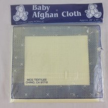 Blanket X Stitch Cloth MCG Textiles 18 Ct Blanket White Ivory 29&quot;x 45&quot; B... - £15.09 GBP