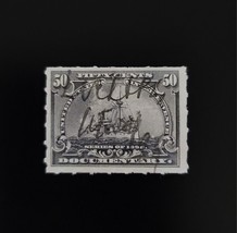 1898 50c USA Internal Revenue, Battleship, Documentary, Slate Violet Sco... - $1.98