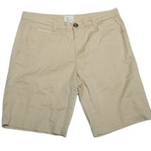 AJ Andrea Jovine Women&#39;s Bermuda Shorts ~ Sz 6 ~ Beige ~ Mid Rise ~ 9&quot; I... - $13.49