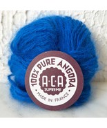 ACA Supreme Pure Rabbit Hair Angora Yarn from France - 1 Ball/Skein Blue... - $14.20