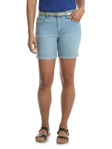 Lee Riders Women&#39;s Mid Rise Cuff Shorts Size 22 Falling Star With Belt New - £16.08 GBP
