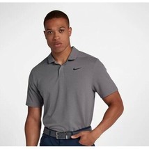 Nike AeroReact Victory Golf Polo Shirt Strech Standard Fit Gunsmoke Gray  Small - £27.13 GBP