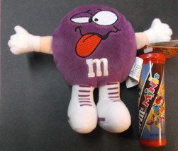 Mars 5"  M&M's Pesky Purple Swarmees Stuffed Plush Pal With Container - $6.00