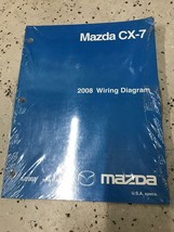2008 Mazda CX-7 CX7 Elettrico Cablaggio Schema Servizio Riparazione Shop Manuale - £70.35 GBP