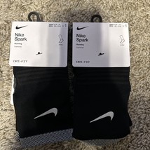 (2) New Nike Dri-FIT Spark Cushioned Ankle Running Socks M 10-11.5/W 11.... - $22.99