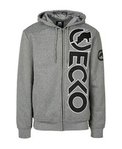 Nwt Ecko Unltd. Msrp $56.99 Embroidery Mens Gray Full Zip Long Sleeve Hoodie S M - £21.38 GBP