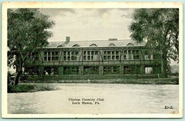 Clinton Country Club Lock Haven Pennsylvania PA UNP Silvercraft Postcard C14 - £3.07 GBP