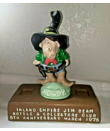 Jim Beam Bottle &amp; Collectors Club 5th Anniversary March 1976 Statue - $67.72