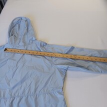 Columbia XL3555 Women's Blue Full Zip Hooded Rain Jacket Pockets Size Medium image 8