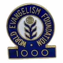 World Evangelism Foundation Christian Church Religious Enamel Lapel Hat Pin - $5.95