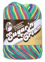 Lily Sugar&#39;n Cream Yarn  Ombres Psychedelic - £13.51 GBP