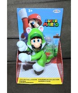 New Rare Super Mario Bros Movie 2 inch Collectible Figure - CAT LUIGI - £11.68 GBP