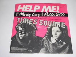 Marcy Levy Robin Gibb Help Me 45 Rpm Record Picture Sleeve Vintage 1980 - £12.86 GBP