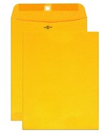 12 Kraft Clasp Mail Envelopes w/ Gum Flap 11 1/2&quot; x 14 1/2&quot; Mailing Mani... - $21.52