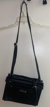 Rosetti Women’s Black Purse Handbag 10.5” W X 7” H X 3” Deep Strap  Up T... - £5.94 GBP