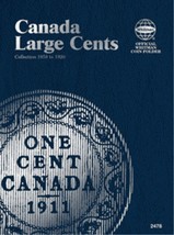 Canada Large Cents 1858-1920, Whitman Coin Folder - £7.55 GBP