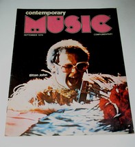 Elton John Contemporary Music Magazine Vintage 1974 Volume 1 Number 1  - $24.99