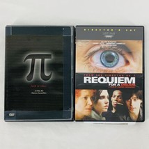 Darren Aronofsky Movie DVD Lot of 2  Requiem For A Dream &amp; Pi Ellen Burstyn - £7.42 GBP