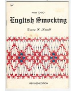 1981 How To Do English Smocking Grace L. Knott Booklet - €10,32 EUR
