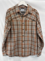 Columbia Men’s Size Medium Button Front Check Shirt Lightweight Outdoors  - $21.75