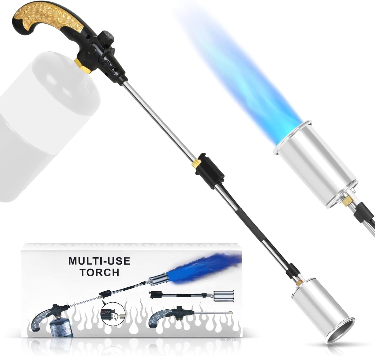 Propane Torch Weed Burner,High Output 800,000 Btu Heavy Duty Blow Torch,... - $39.93