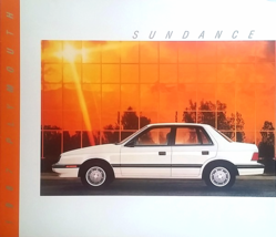 1987 Plymouth SUNDANCE sales brochure catalog US 87 Turbo - $6.00