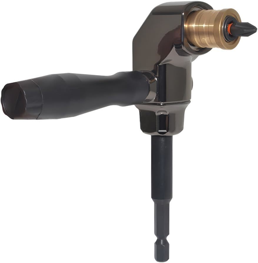 Right Angle Drill Attachment, All Metal Body 90 Degree Drill Adapter With - $20.62
