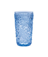 Set of Four Blue Paisley Acrylic Stemless Highball Glass - $3,225.98 MXN