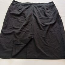 Sag Harbor Stretch Back Zipper Women's Black Skirt Size 18 image 2