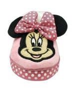 Girls Slippers Disney Minnie Mouse Pink Slip On Toddler-size 9/10 - £8.67 GBP