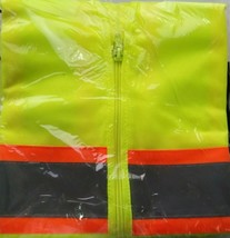 Reflective High Visibility Safety Vest, Hi Vis Silver Strip Men &amp; Women Work M - £7.15 GBP