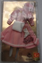 Junior Mimi Pink Coat Hat &amp; Muff Fashion Doll Clothes Barbie Size Doll - £5.60 GBP