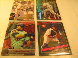 (Lot of 4) 1990&#39;s Cards MIKE PIAZZA Topps DONRUSS Post 81 5 1 2 [c3a11] - £7.49 GBP