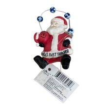 Russ Ornament Worlds Best Teacher Christmas Mini 2.5 NWT - £4.06 GBP