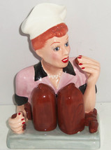 I Love Lucy Salt Pepper Shakers Chocolate Factory Job Switching Candy Vandor 96 - £23.55 GBP