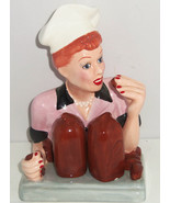 I Love Lucy Salt Pepper Shakers Chocolate Factory Job Switching Candy Va... - £23.55 GBP