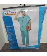 Doctor Scrubs Adult Mens XL (42-44) Halloween Costume NO Stethoscope Cal... - €13,90 EUR