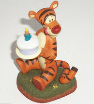 Disney Tigger Figurine Make a Really Big Wish Birthday Cake Winnie Pooh ... - $49.95