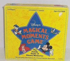 Disney Magical Moments Board Game Vintage 1991 All Dinsey Characters - £23.49 GBP